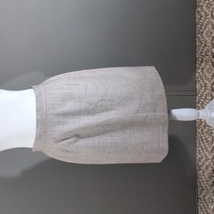Stefanel Cream Wool Pencil Skirt